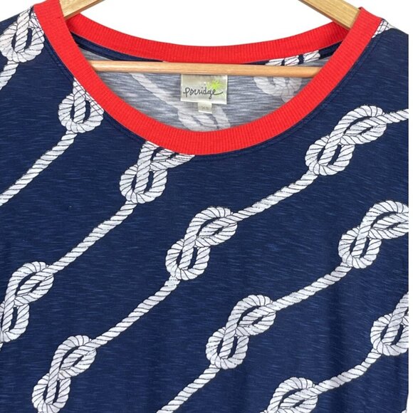 ANTHROPOLOGIE PORRIDGE GABBY NAUTICAL SWEATSHIRT - Picture 3 of 7